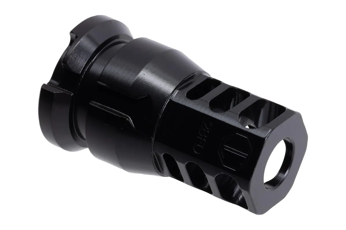 JMac Customs 360HD KeyMicro 1/2x28 FD Facemount KeyMount - Muzzle Device for AR-15 - view 1