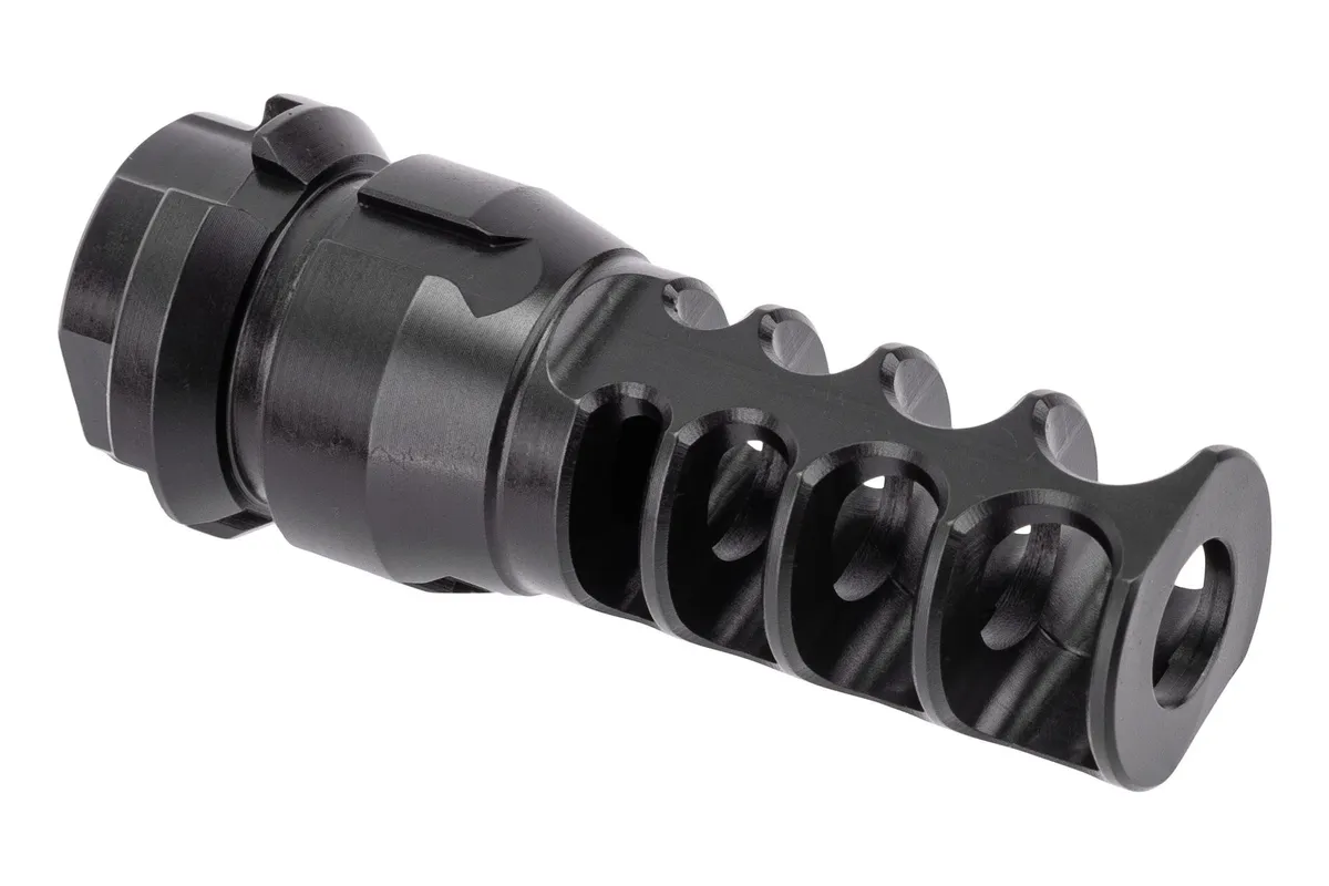 JMac Customs 4C Face KeyMount Muzzle Brake - 14-1LH - Muzzle Device for AR-15 - view 1