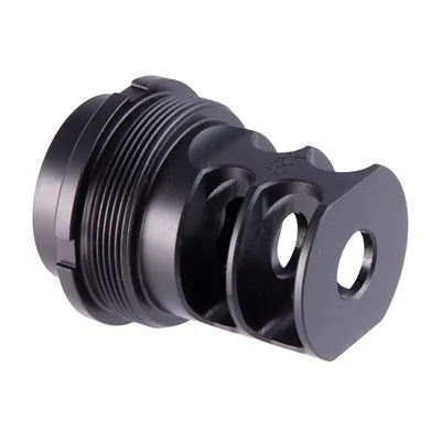 Jmac Customs Recoil Reduction Device 2 Port Compensators X37 - Rrd X37 2 Port Compensator 24-1.5rh Threads - Muzzle Device for AR-15, vista 1