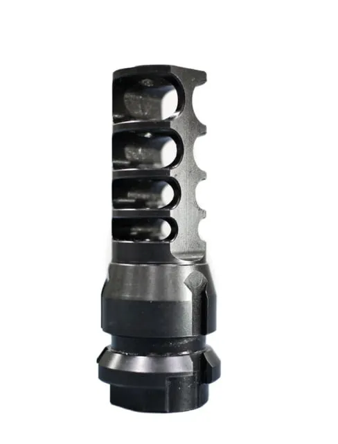 JMac Customs RRD-4C KeyMount Muzzle Device w/ 1/2-28 Threads - RRD-4C-28F-KM - Muzzle Device for AR-15 - view 2