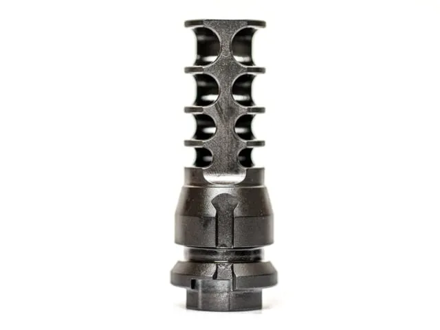 JMac Customs RRD-4C KeyMount Muzzle Device w/ 1/2-28 Threads - RRD-4C-28F-KM - Muzzle Device for AR-15 - view 3