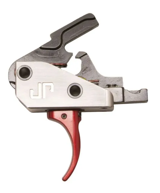 JP Enterprises Modular Trigger System Curved Red - Trigger for AR-15 - view 1