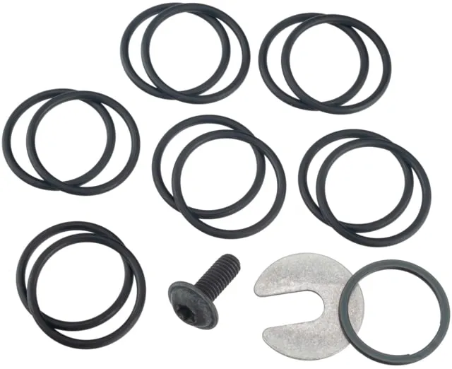 JP Enterprises Silent Captured Spring System Replacement O-Ring Pack Black - Buffer for AR-15, vista 1
