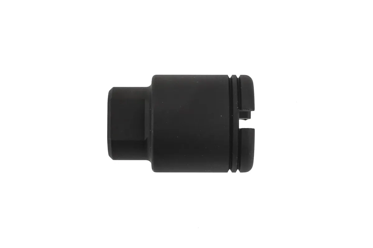 KAK Industry 1/2-28 Slimline Micro Flash Can - Muzzle Device for AR-15, vista 2