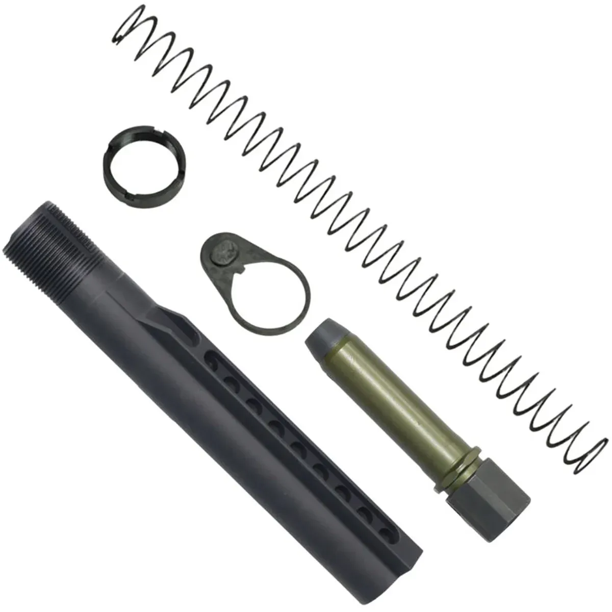 KAK Industry K-SPEC AR-15 A5-LENGTH HEAVY BUFFER TUBE KIT - Buffer Tube Assembly for AR-15, vista 1