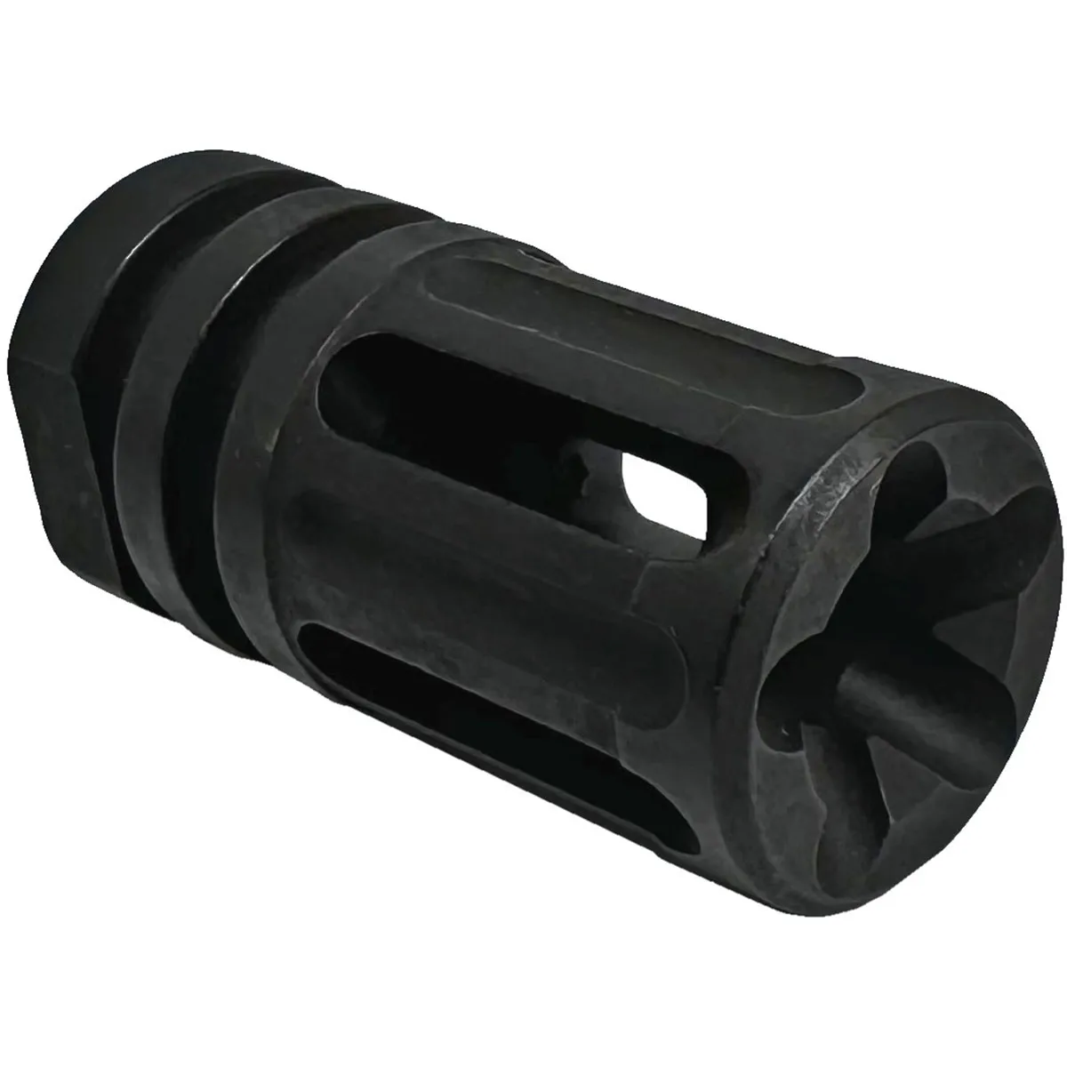 KAK INDUSTRY LLC. PentaComp 5.56 NATO Muzzle Device 1/2"x28 Thrd for AR-15 Blk - Muzzle Device for AR-15 - view 1