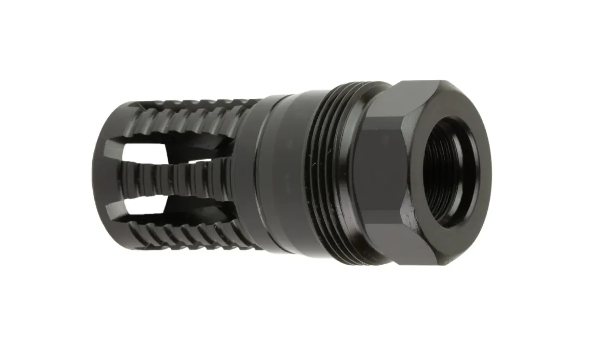 KAK Industry Plan B A7 Flash Hider - 1/2x28 - Muzzle Device for AR-15, vista 1