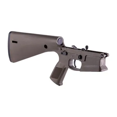 KE Arms Ar-15 Kp-15 Complete Lower Receivers Ambidextrous Polymer - Kp-15 Comp Lower Rcvr Slt W/Ambi Selector & Mag Catch Odg - Lower Receiver for AR-15 - view 1