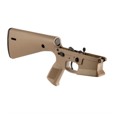 KE Arms AR-15 Kp-15 Complete Lower Receivers Ambidextrous Polymer - Kp-15 Complete Lower Receiver Ambidextrous Polymer FDE - Lower Receiver for AR-15 - view 1