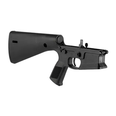 KE Arms Ar-15 Kp-15 Complete Lower Receivers Ambidextrous Polymer - Kp-15 Complete Lower Receiver Ambidextrous Polymer Blk - Lower Receiver for AR-15 - view 1