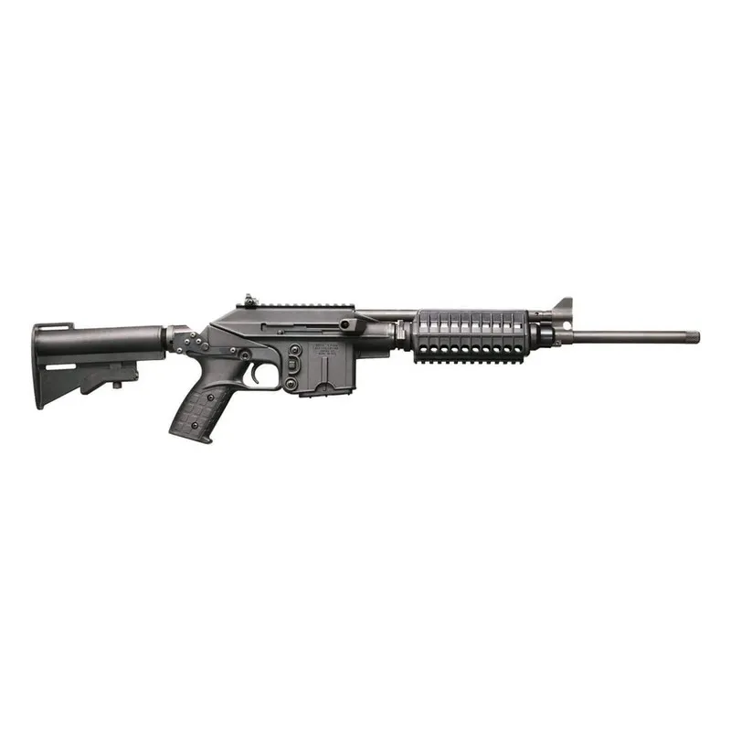 KEL-TEC SU-16E 5.56 NATO 16in Threaded Barrel 10rd Black Semi-Auto Rifle (SU16EBLK) - Complete Rifle, vista 1
