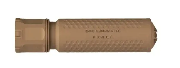 Knights Armament 5.56 CRS-2 Suppressor Fde With QDC Flash Hider - Muzzle Device for AR-15, vista 1