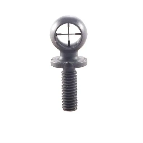 Kns Precision, Inc. Crosshairs Duplex Hooded Front Sight Brass Black - Front Sight for AR-15, vista 2
