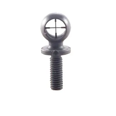 Kns Precision, Inc. Crosshairs Duplex Hooded Front Sight Brass Black - Front Sight for AR-15 - view 1