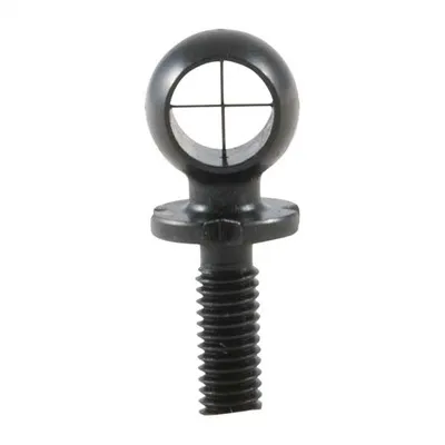 Kns Precision, Inc. Crosshairs Standard Hooded Front Sight Brass Black - Front Sight for AR-15, vista 1