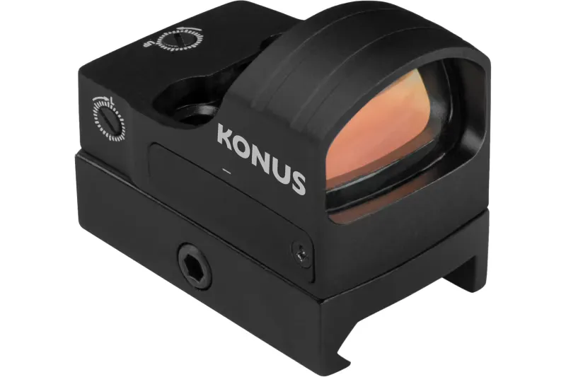 Konus Fission 4.0 Red Dot Sight 7206 1x Multi-Reticle 4 MOA Dot Deltapoint Pro/Weaver Mount - Optic - view 2