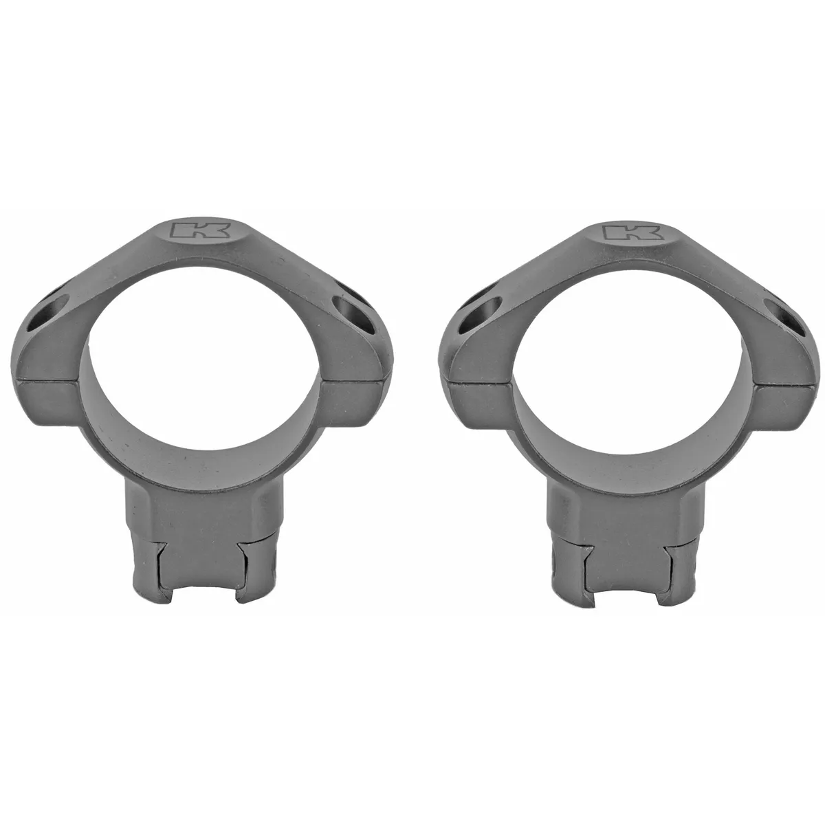 Konus High 30mm Steel Ring Mounts, for Airgun/22, Ring, Matte Black, fits Up To 56mm Objective Lens - Optic Mount, vista 1