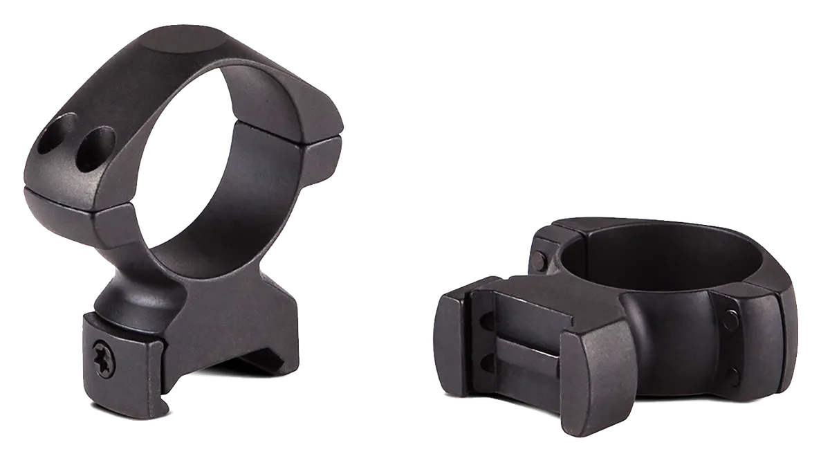 Konus Low 30mm Steel Ring Mounts Weaver/Picatinny Ring Matte Black fits Up To 32mm Objective Lens - Optic Mount - view 1