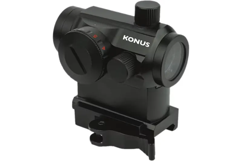 Konus Pro Nuclear 7214 1x22mm Red/Green Dot Sight 2 MOA Dot Reticle Matte Black - Optic, vista 2