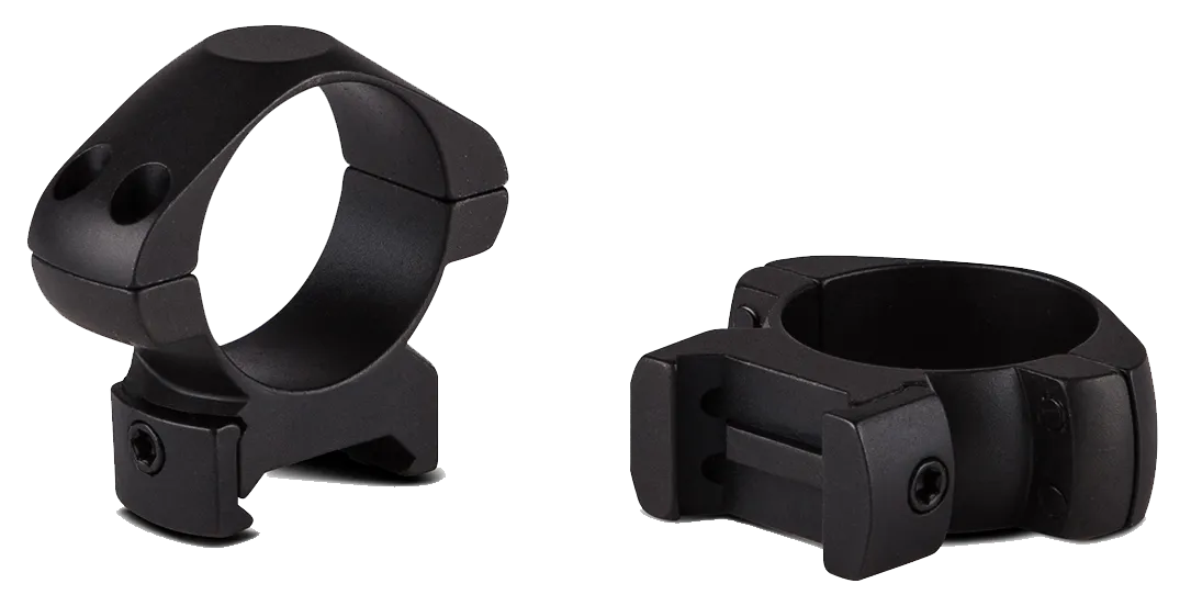 Konus USA 1" High Steel 2-Piece Scope Ring, Black - 7400 - Optic Mount - view 1