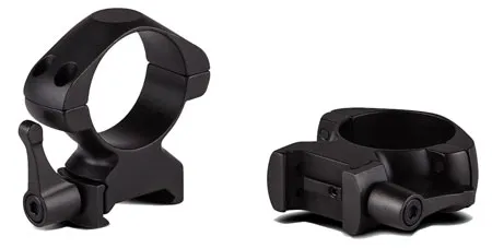 Konus USA Alto 30mm High Steel 2-Piece Quick Release Scope Ring, Black - 7409 - Optic Mount - view 1