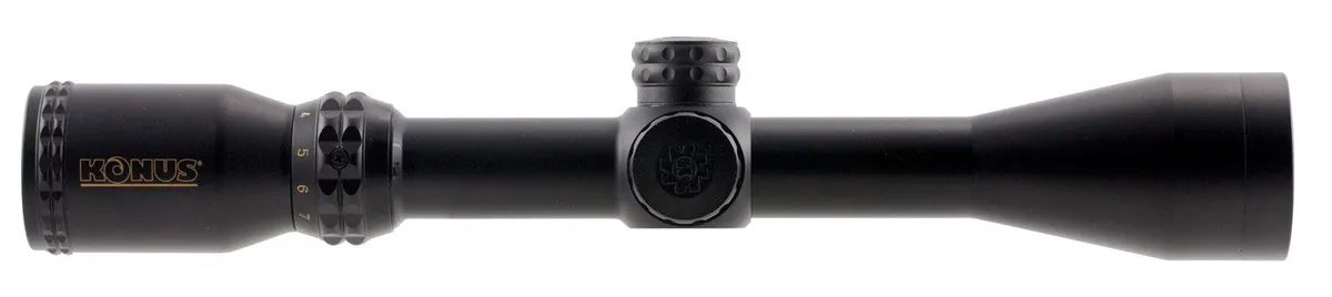 Konus USA KONUSPRO-550 3-9x40mm Dual Illuminated Engraved Ballistic 550 Rifle Scope - 7276 - Rifle Scope - view 1
