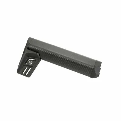 Lancer Systems Lancer Round Carbon Fiber Stock Fixed A2 Length Black - Stock & Brace for AR-15 - view 1