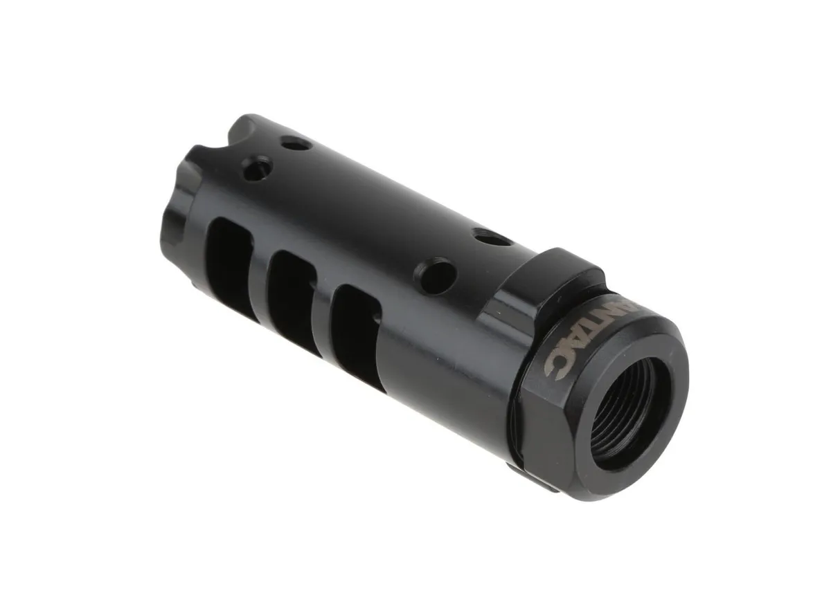 LanTac Dragon 1/2x28 5.56 AR-15 Muzzle Brake, Black - DGN556B-QM - Muzzle Device for AR-15 - view 4