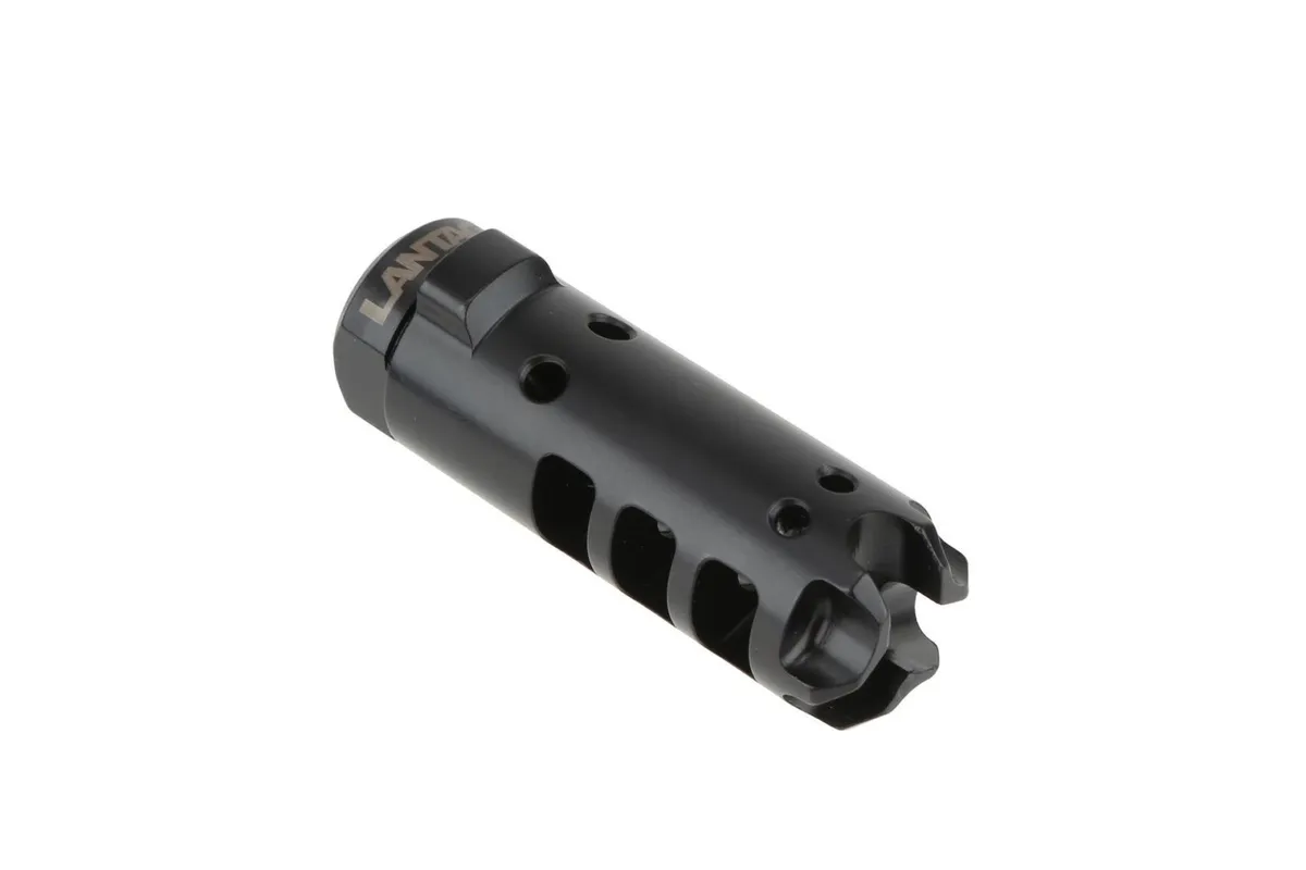 LanTac Dragon 1/2x28 5.56 AR-15 Muzzle Brake, Black - DGN556B-QM - Muzzle Device for AR-15, vista 1
