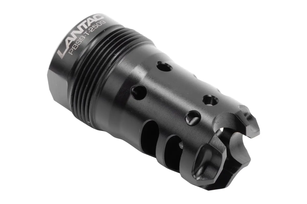 Lantac Dragon 9mm Muzzle Brake - 1/2x28 - Muzzle Device for AR-15 - view 1