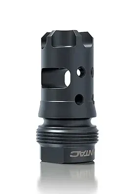 Lantac Dragon Dead Air Xeno Muzzle Brake .338 ARC - 5/8x24 - Muzzle Device for AR-15, vista 1
