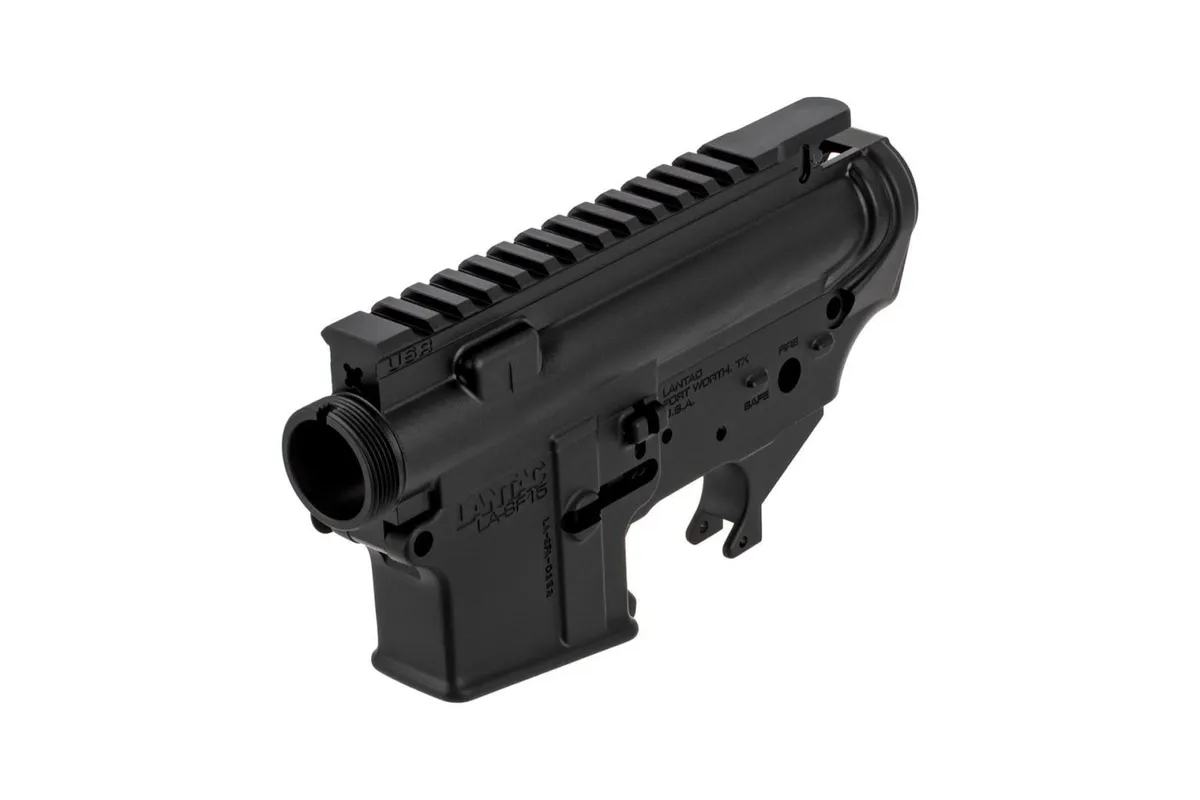 LanTac LA-SF15 Forged Upper And Lower Receiver Set - Lower Receiver for AR-15, vista 1