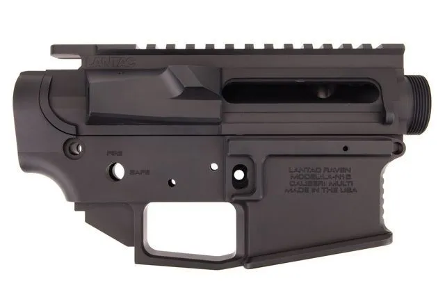 Lantac Raven N15 Billet AR-15 Upper & Lower Receiver Set 01-RV-SET-N15-RAVEN Rifle .223/5.56 Semi-Auto Flared Magwell, 7075-T6 Anodized Black. - Lower Receiver for AR-15 - view 3