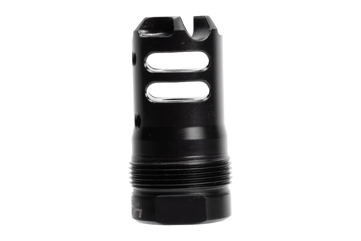 LANTAC Plan-B Dragon Muzzle Brake 223/556 1/2-28 Short Black - Muzzle Device for AR-15, vista 2