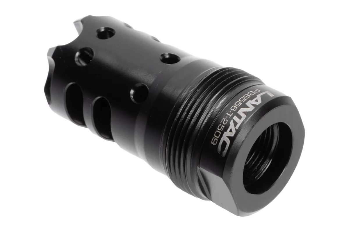 LANTAC Plan-B Dragon Muzzle Brake 223/556 1/2-28 Short Black - Muzzle Device for AR-15 - view 3