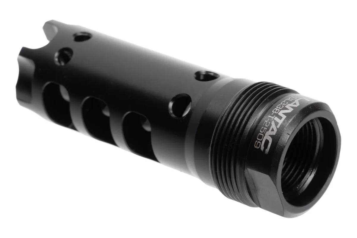 LANTAC Plan-B Dragon Muzzle Brake 338 ARC 5/8-24 Long Black - Muzzle Device for AR-15 - view 3
