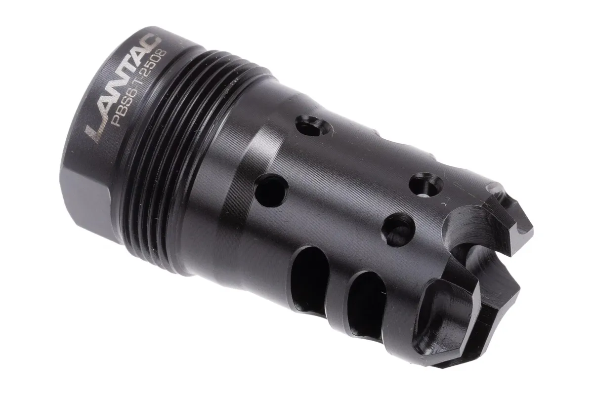 LANTAC Plan-B Dragon Muzzle Brake 338 ARC 5/8-24 Short Black - Muzzle Device for AR-15 - view 1