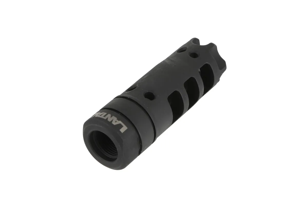 Lantac Usa Llc Dragon Muzzle Brake 22 Caliber 1/2-28 Steel Black Nitride - Muzzle Device for AR-15 - view 2