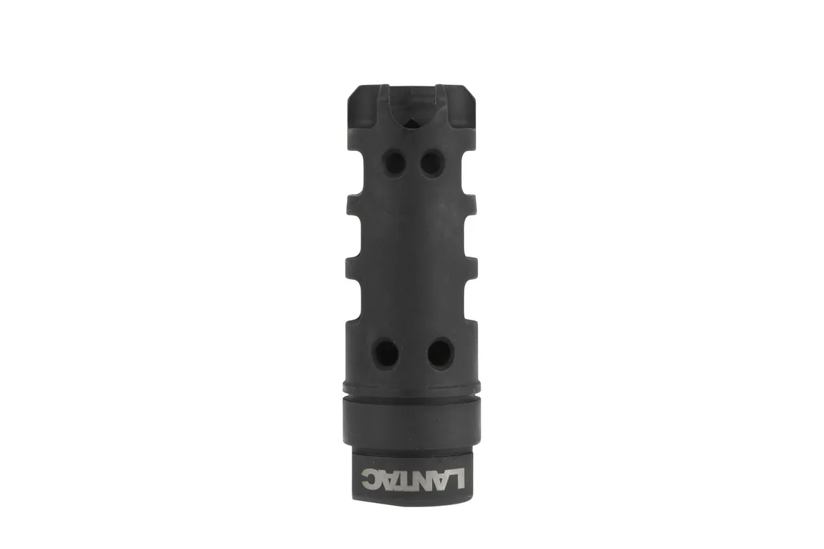 Lantac Usa Llc Dragon Muzzle Brake 22 Caliber 1/2-28 Steel Black Nitride - Muzzle Device for AR-15 - view 3