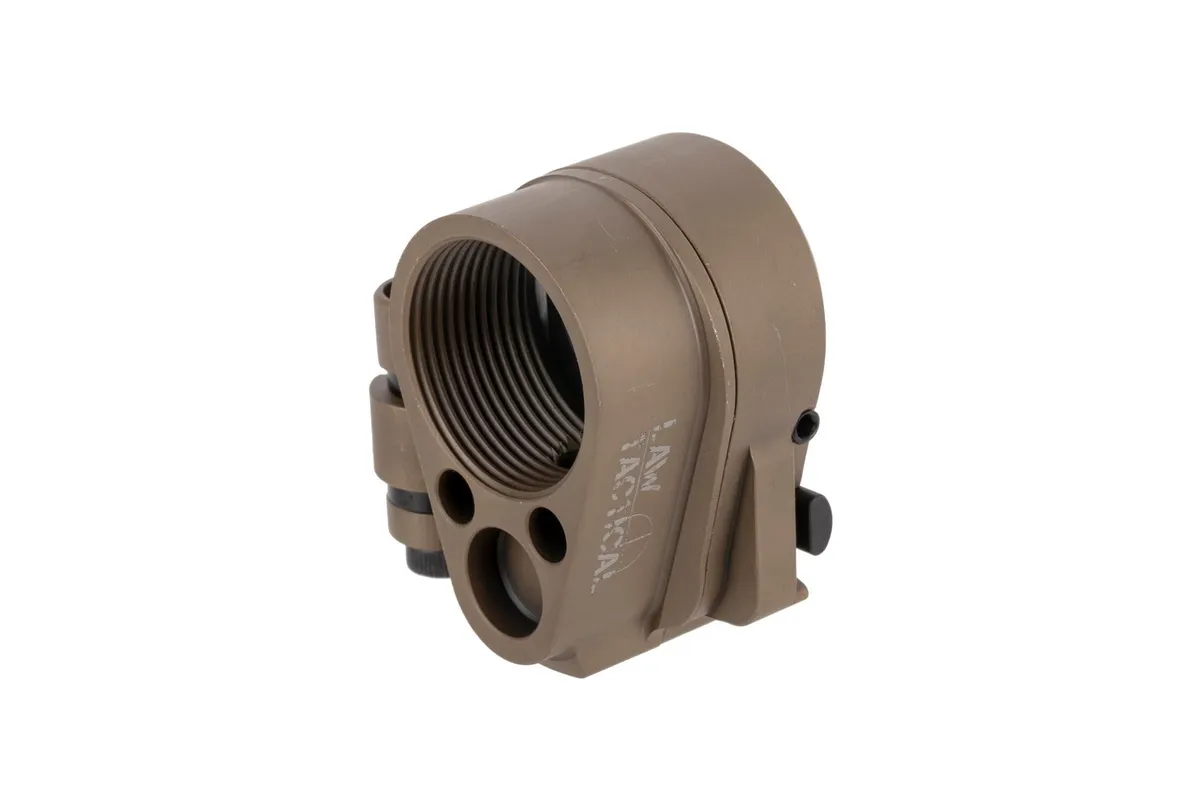 Law Tactical Gen 3 Folding Stock Adapter - FDE - Stock Adapter for AR-15, vista 5