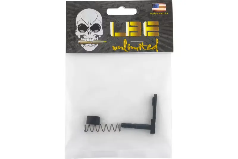 LBE Unlimited AR-15 Magazine Catch Assembly, Black - ARMCASY - Magazine Release for AR-15, vista 2