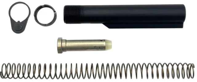 LBE Unlimited AR-15 Milspec Buffer Tube Kit, Colt Gray - MILBUFKT-CG - Buffer Tube Assembly for AR-15 - view 2