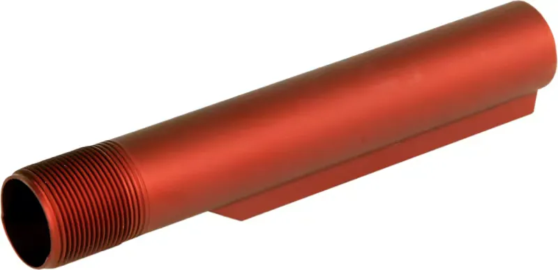 LBE Unlimited AR-15 Milspec Buffer Tube, Red - MBUF002-RED - Buffer Tube Assembly for AR-15 - view 2