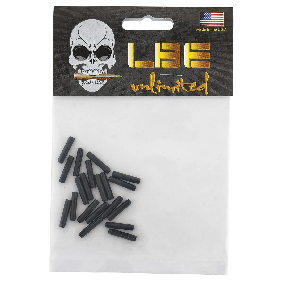 LBE Unlimited Trigger Guard Roll Pin for AR-15, Black - ARTGRP20PK - Trigger Guard for AR-15, vista 1
