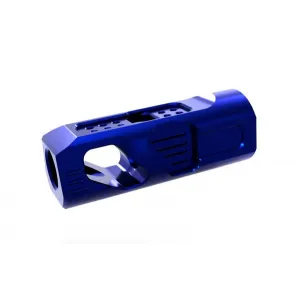 Lead Star Arms Ravage Muzzle Brake 9mm 1/2"x36, Blue - Muzzle Device for AR-15, vista 1