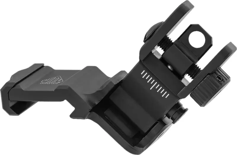 Leapers, Inc. - UTG Accu-Sync, AR15 45 Degree Offset Flip-up Rear Sight, Black - Iron Sights for AR-15 - view 1