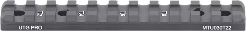 Leapers MTU030T22 Optic Mount Matte Black Anodized Aluminum Aluminum - Optic Mount - view 1
