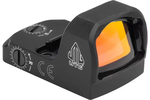 Leapers OPRMR20R OP3 Micro Single Dot Black Anodized 1x 4 MOA Red Dot Reticle - Optic - view 2