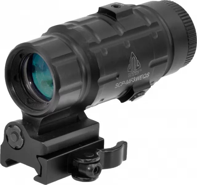Leapers UTG 3x25mm Magnifier w/ Flip-to-Side QD Mount - SCP-MF3WEQS - Magnifier - view 2