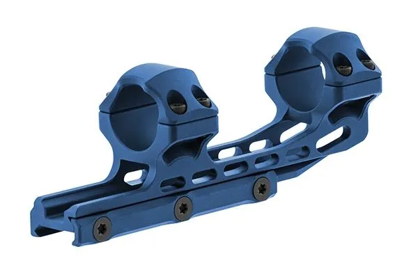 Leapers UTG ACCU-SYNC 1in High Profile 50mm Offset Picatinny Rings Blue - Optic Mount, vista 1